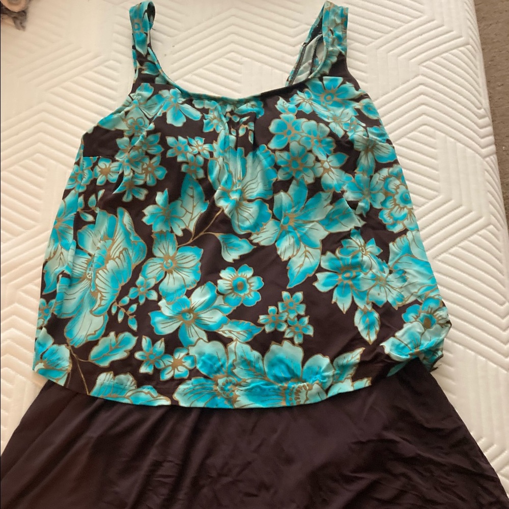 Plus size one piece dress